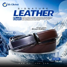 High status elite quality pure leather gear belt.