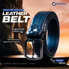 High quality crocodile design original premium leather belt
